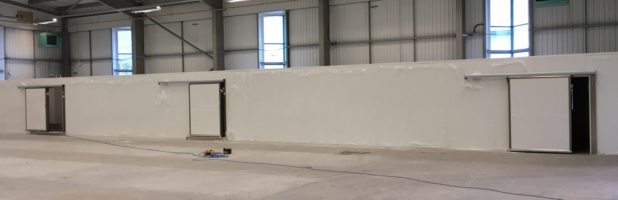 Purever PIR Cold Store Project in Cornwall